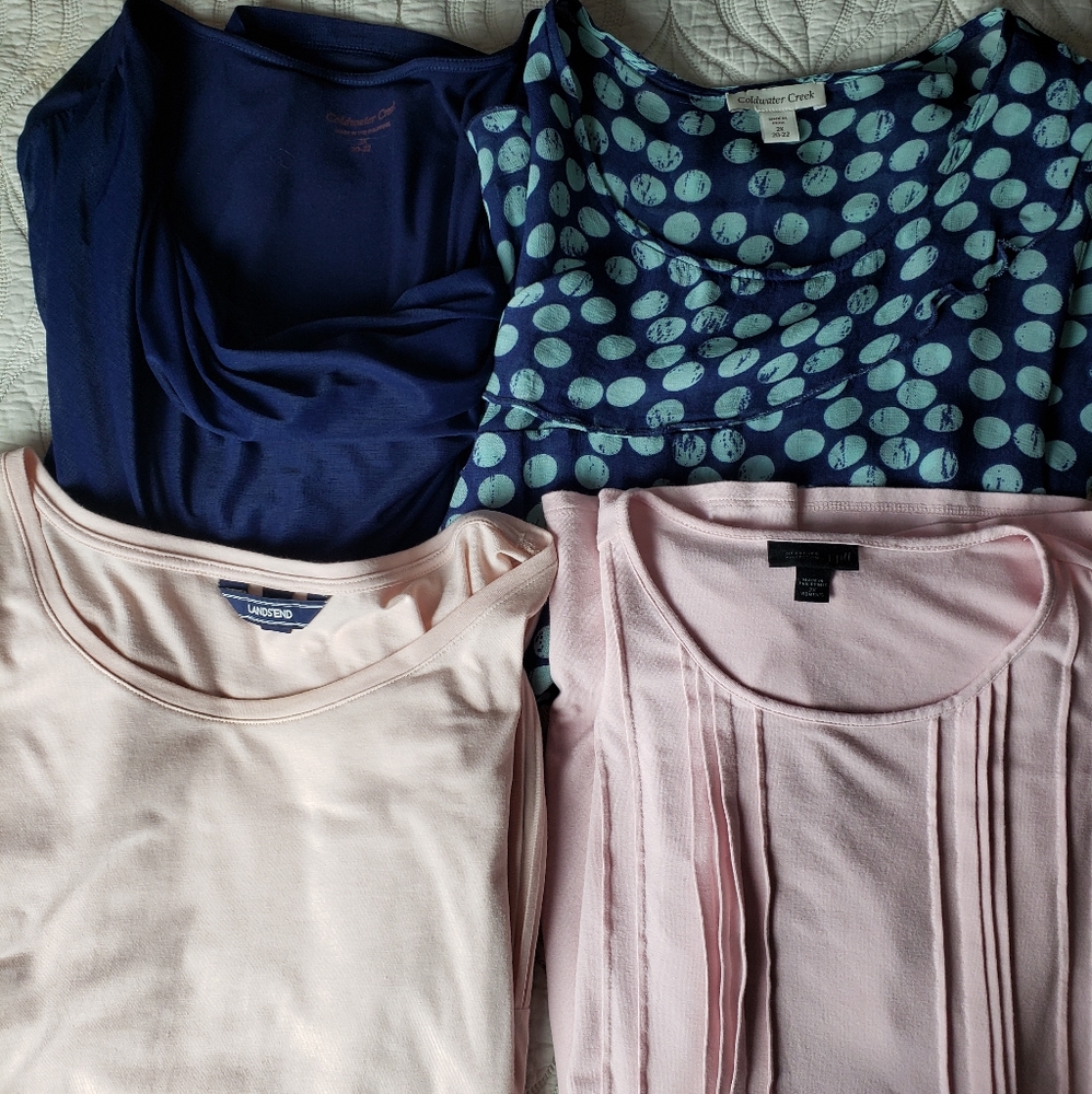 4 size 2x tops, JJill, Coldwater Creek